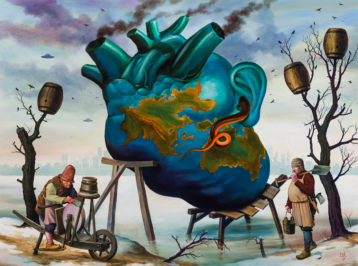 Mike Davis - "The Infernal Machine" - Spoke Art