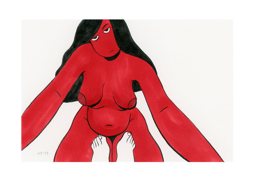 Miranda Tacchia - "When he puts the condom on the wrong way" Print - Spoke Art