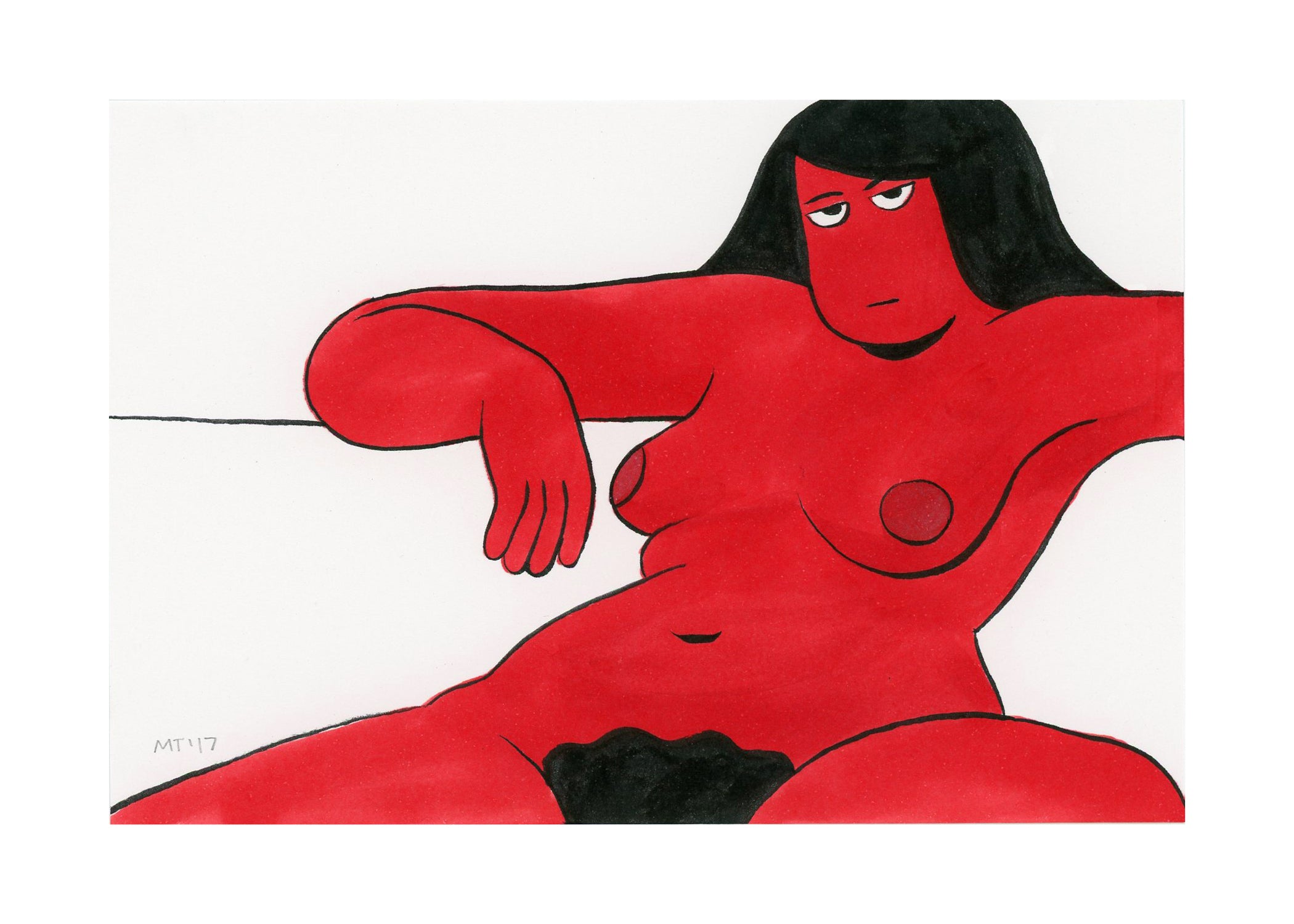 Miranda Tacchia - "When you're waiting for him to stop looking for what he wants and come get what he needs" Print - Spoke Art