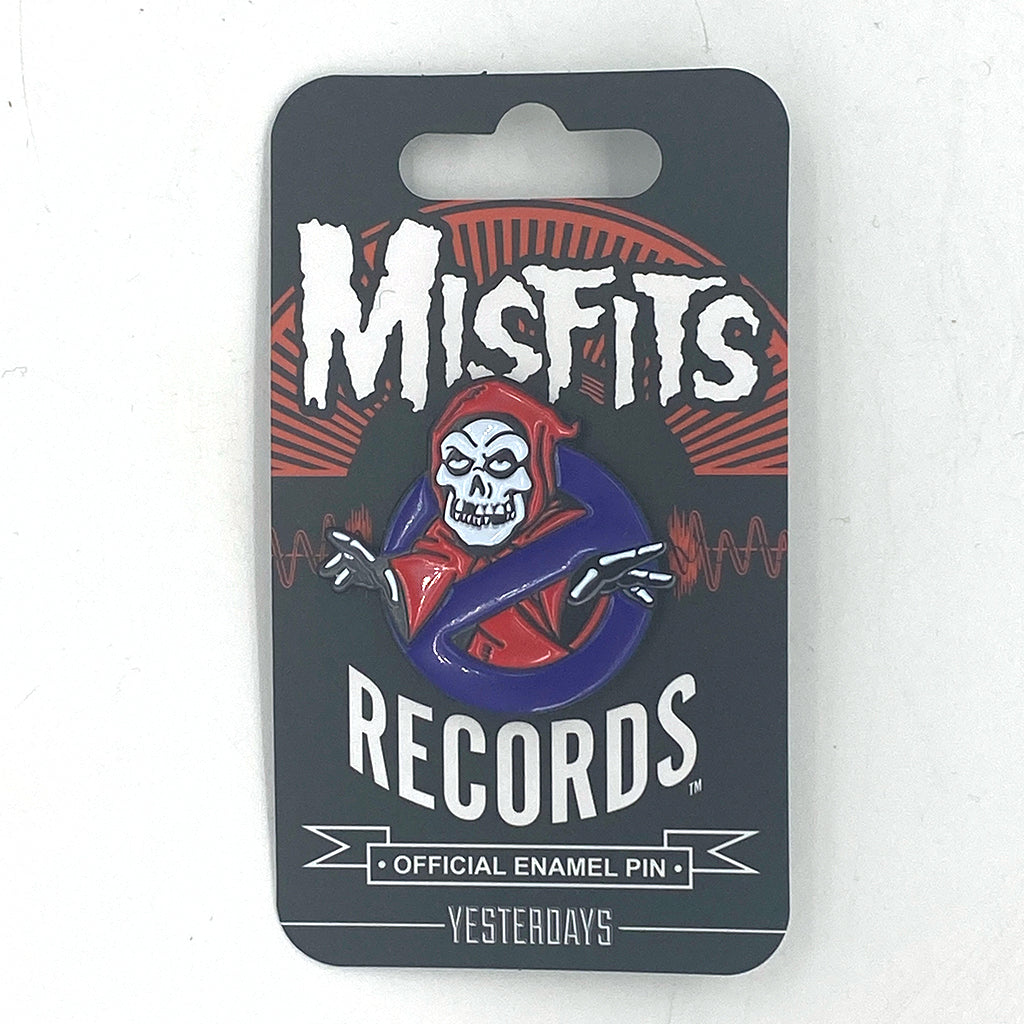 Misfits Crimson Ghost-Busters (Red/Purple) Enamel Pin - Spoke Art