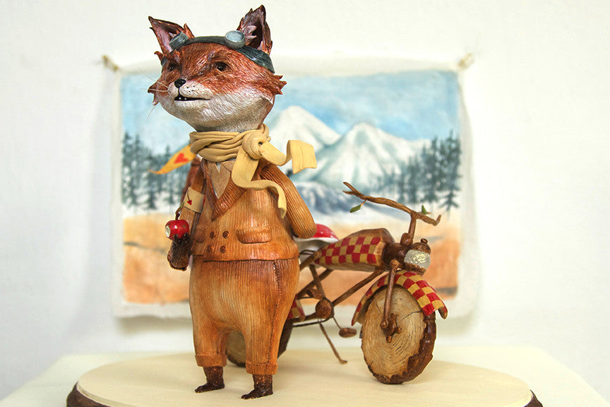 Maryanna Hoggatt - "Mr. Fox and His Bike" - Spoke Art
