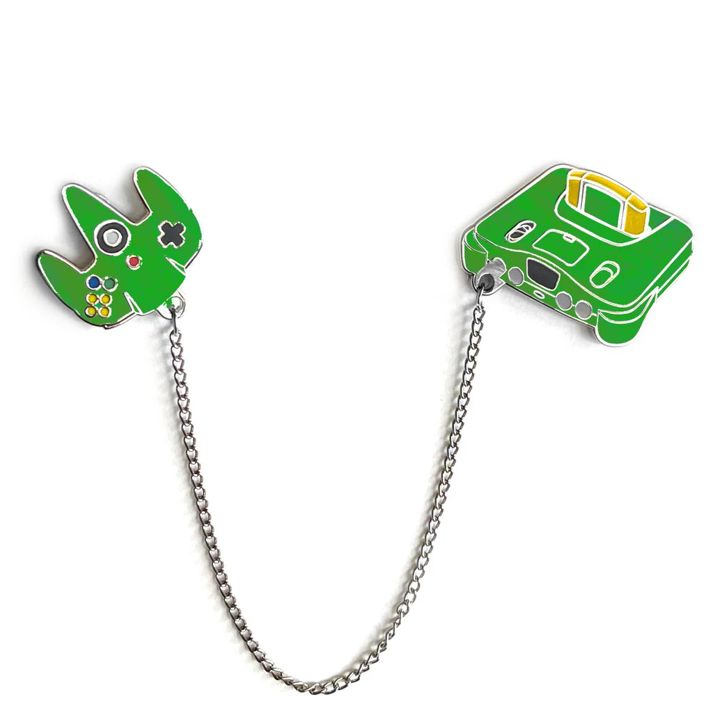 Copy of N64 & Controller (DK Green Edition) 2-Pin Set - Spoke Art