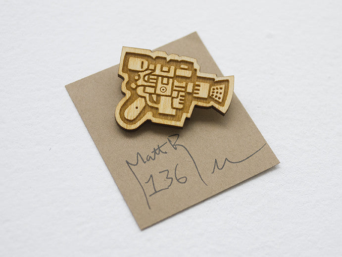 "Blaster Pin" - Spoke Art