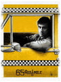 This limited edition Paul Shipper giclee depicts a man in a yellow taxis drivers seat, subtly nodding to the iconic style of Martin Scorseses Taxi Driver. The fare reads 65¢ 1st 1/6 MILE, set against a classic checkered background.