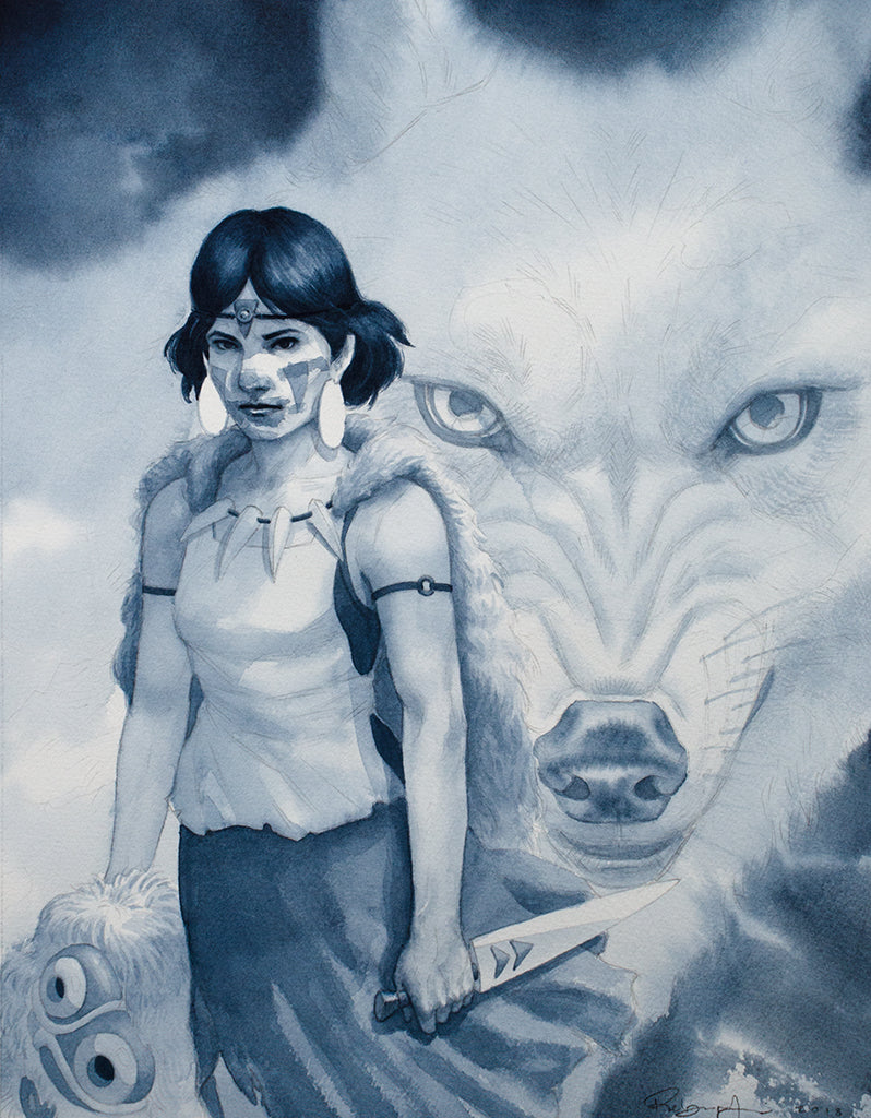 Reuben Negron - "The Wolf Girl" - Spoke Art