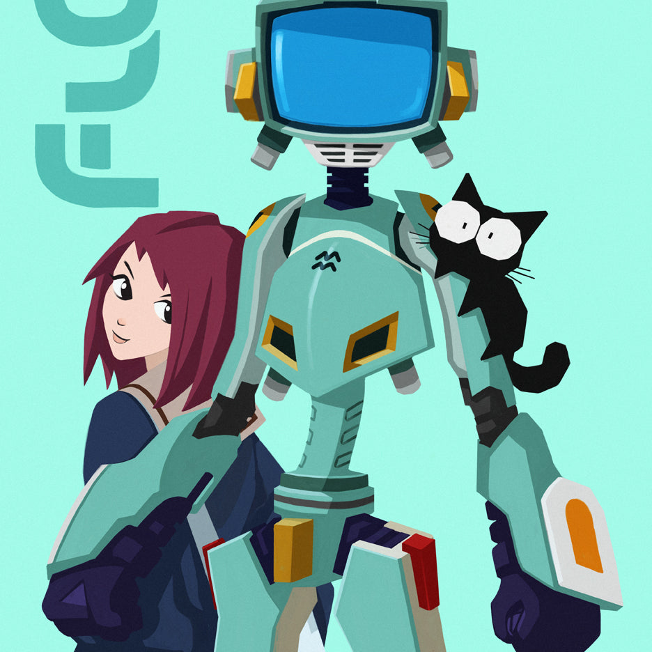 Ruel Pascual - "FLCL" Print - Spoke Art