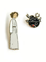 Scott C. - "The Princess & Roundy" Enamel Pin Set - Spoke Art