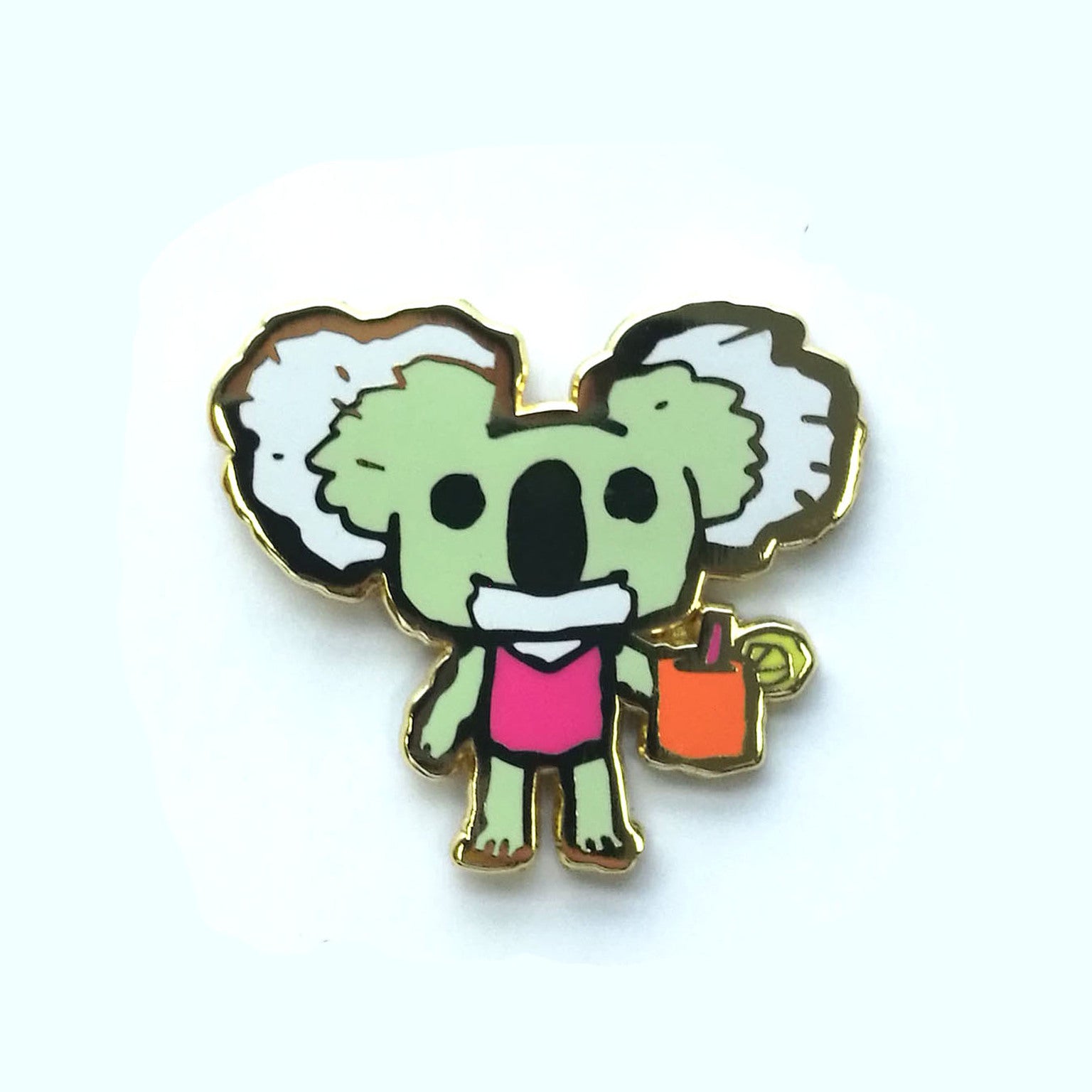 Scott C. - "Koala Pool" Enamel Pin - Spoke Art