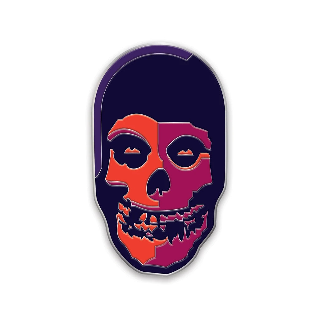 Misfits fiend skull Crimson by Tom Whalen enamel pin