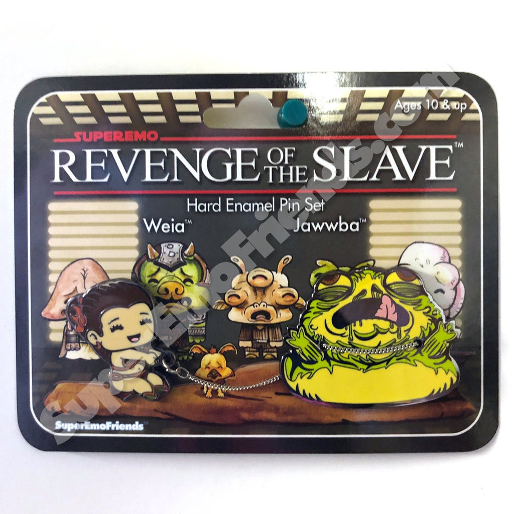 Super Emo Friends - "Revenge of the Slave Set" Enamel Pin - Spoke Art