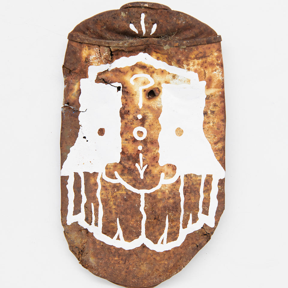 GATS SprayCan 1 paint on rusted found can ComplexCon 2021