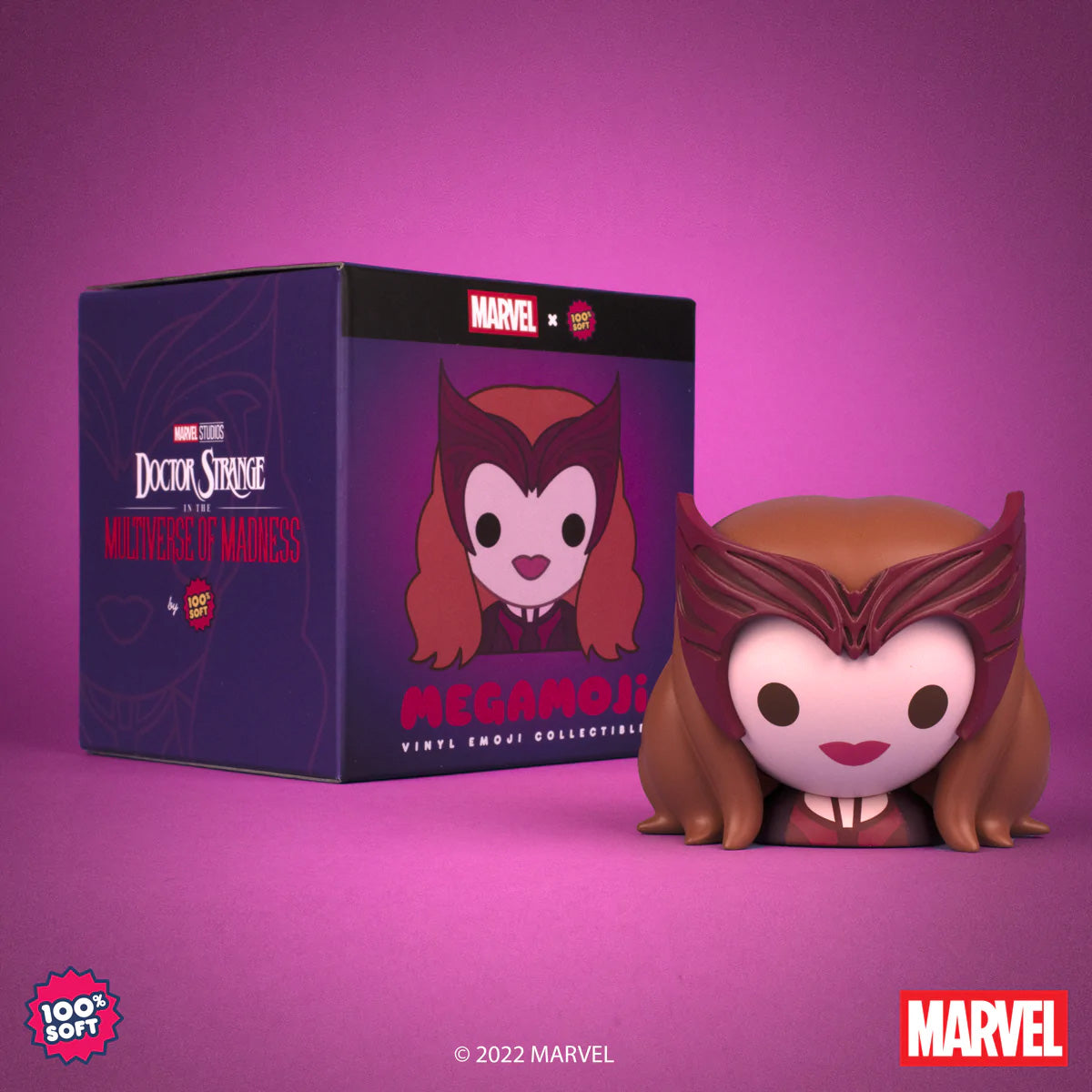 100% Soft - "Scarlet Witch" MEGAMOJI Vinyl Bust - Spoke Art