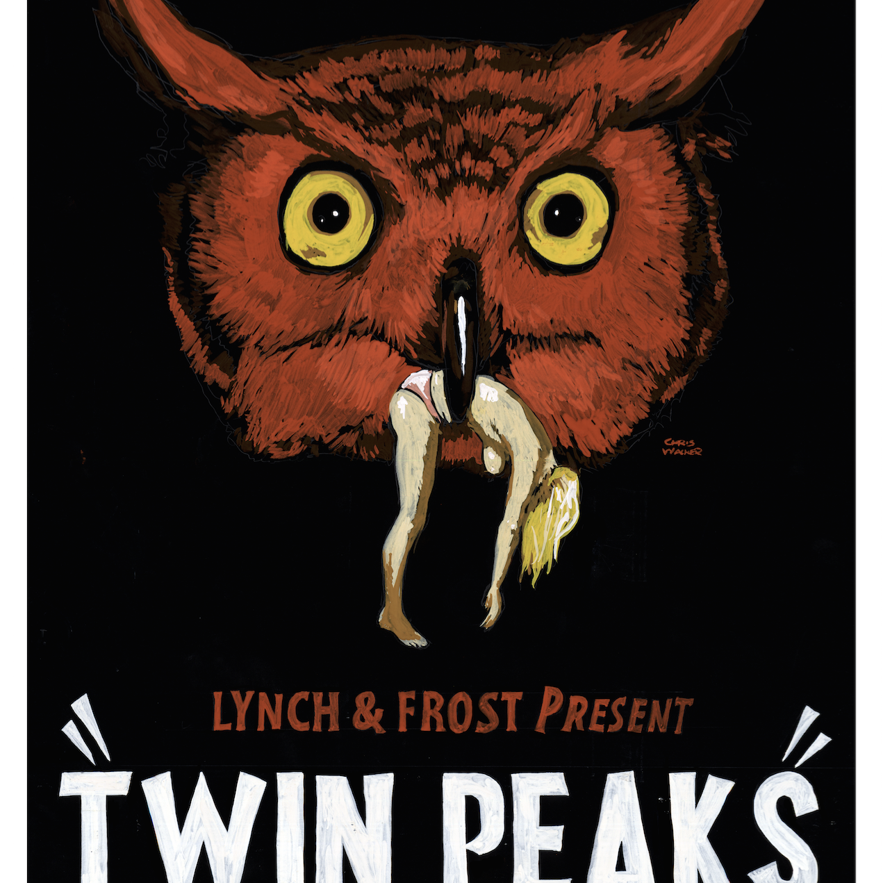 Chris Walker - "Red Owl" (print) - Spoke Art