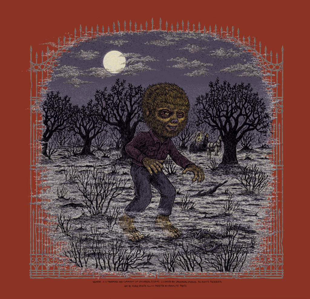 Marq Spusta - "The Wolfman" - Spoke Art