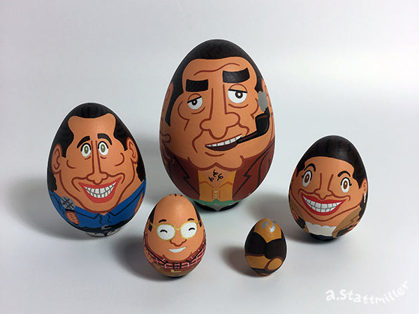 Andy Stattmiller - "Seinfeld Nesting Eggs" - Spoke Art