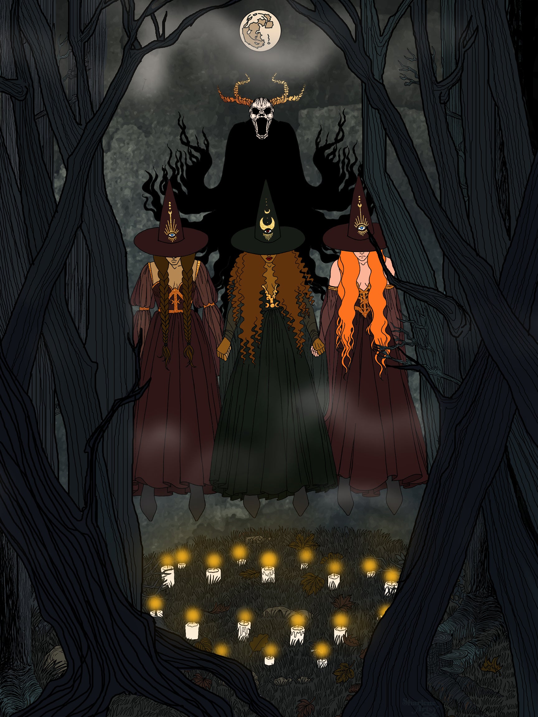 Sharlene Perkins - "The Season Of The Witch" Print - Spoke Art