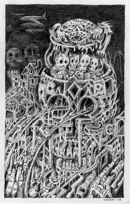 David Welker - "Skull Factory" - Spoke Art