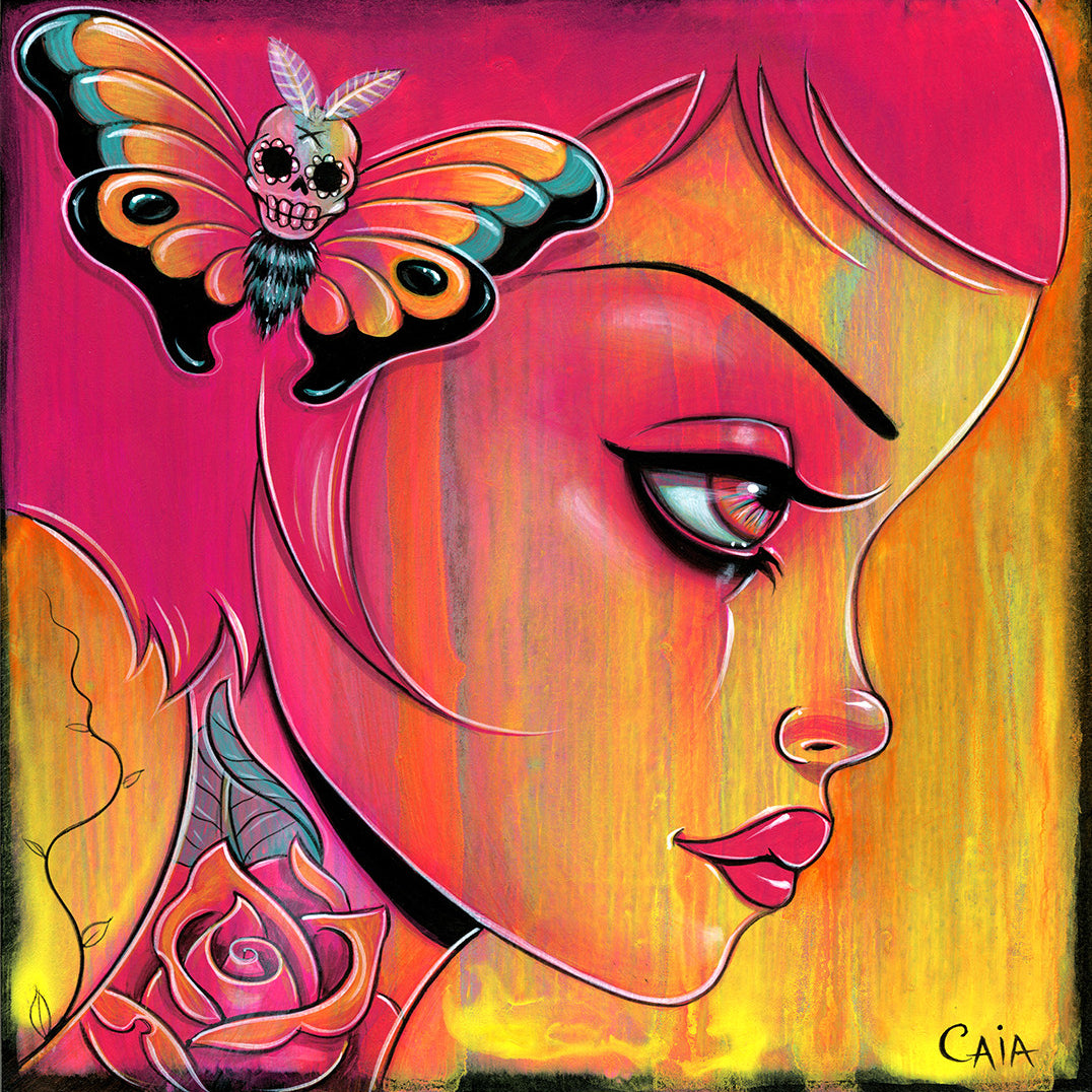 "Mango Sunset" - Spoke Art