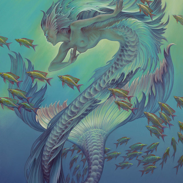 Stephen Hickman - "The Silver Mermaid" - Spoke Art