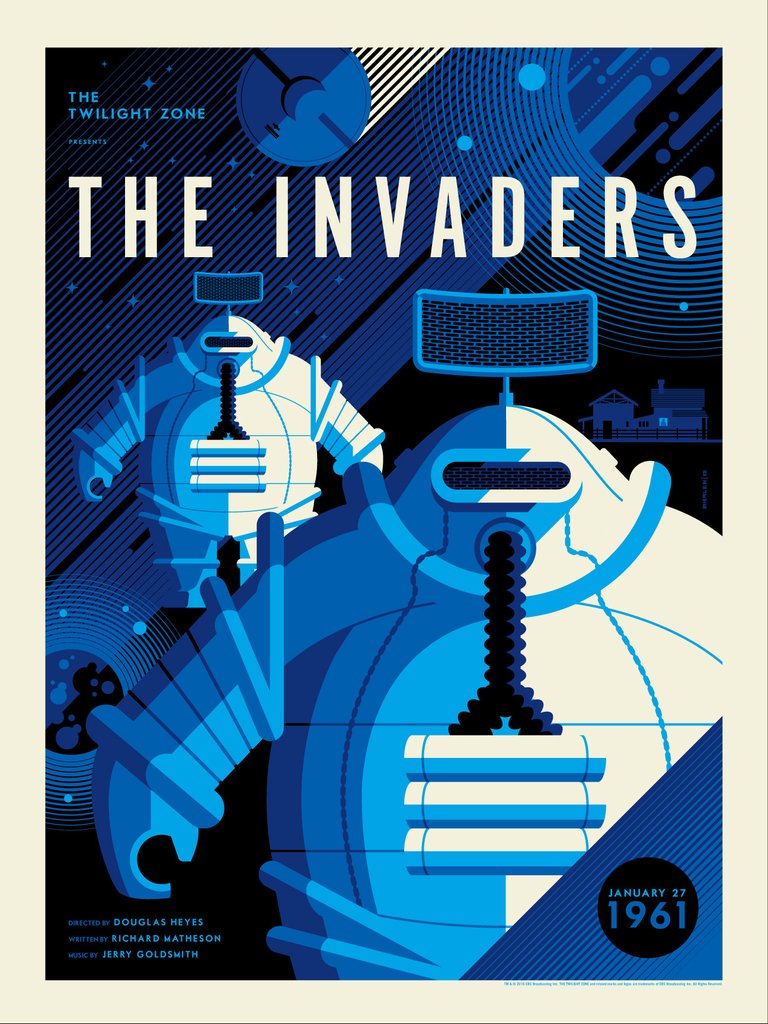 Tom Whalen - "The Invaders" - The Twilight Zone - Spoke Art