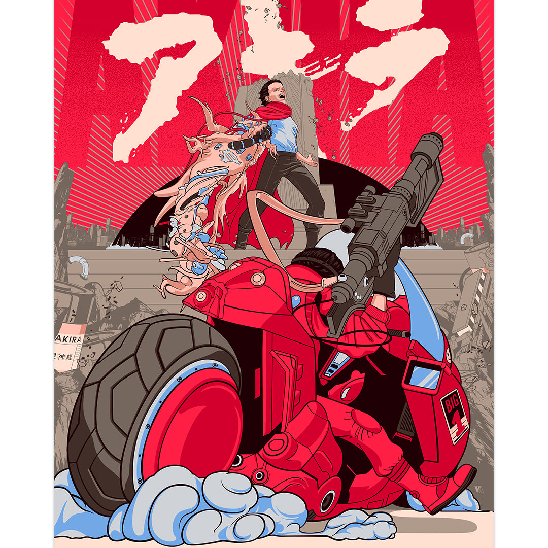 Vincent Aseo - "AKIRA" print - Spoke Art