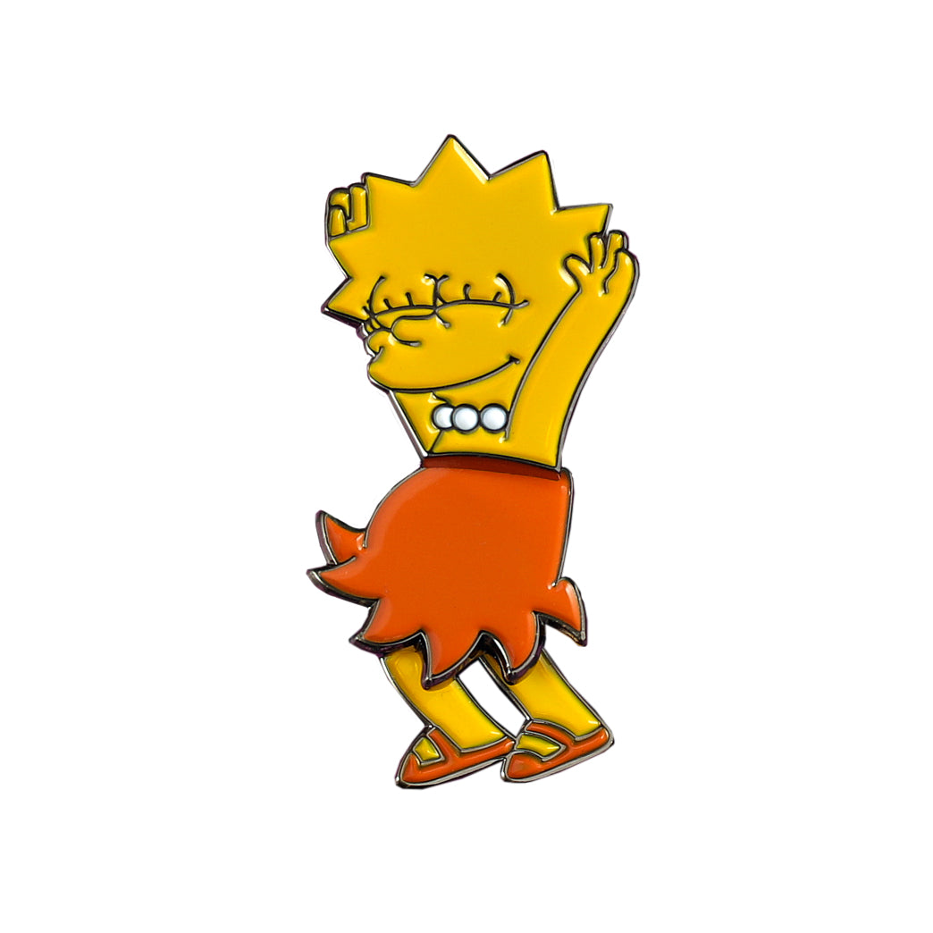 Yada Yada Yada CO - "Dancing Lisa" Movable Enamel Pin - Spoke Art