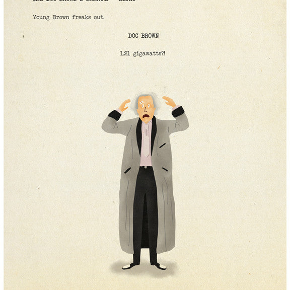 Max Dalton - "121 Gigawatts?!" - Spoke Art