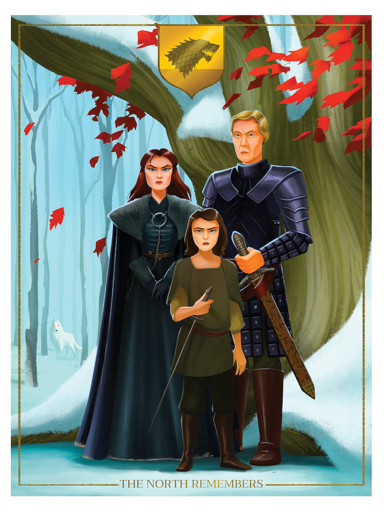 Betsy Bauer - "The North Remembers" (print) - Spoke Art