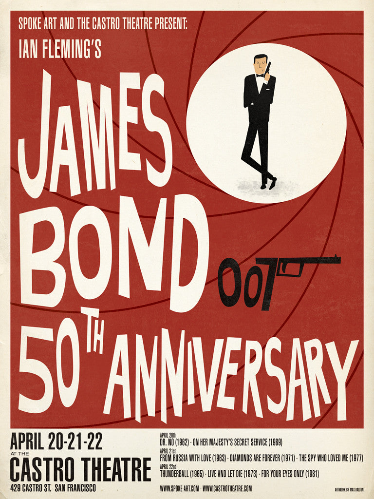 Max Dalton - "James Bond 50th Anniversary" - Spoke Art