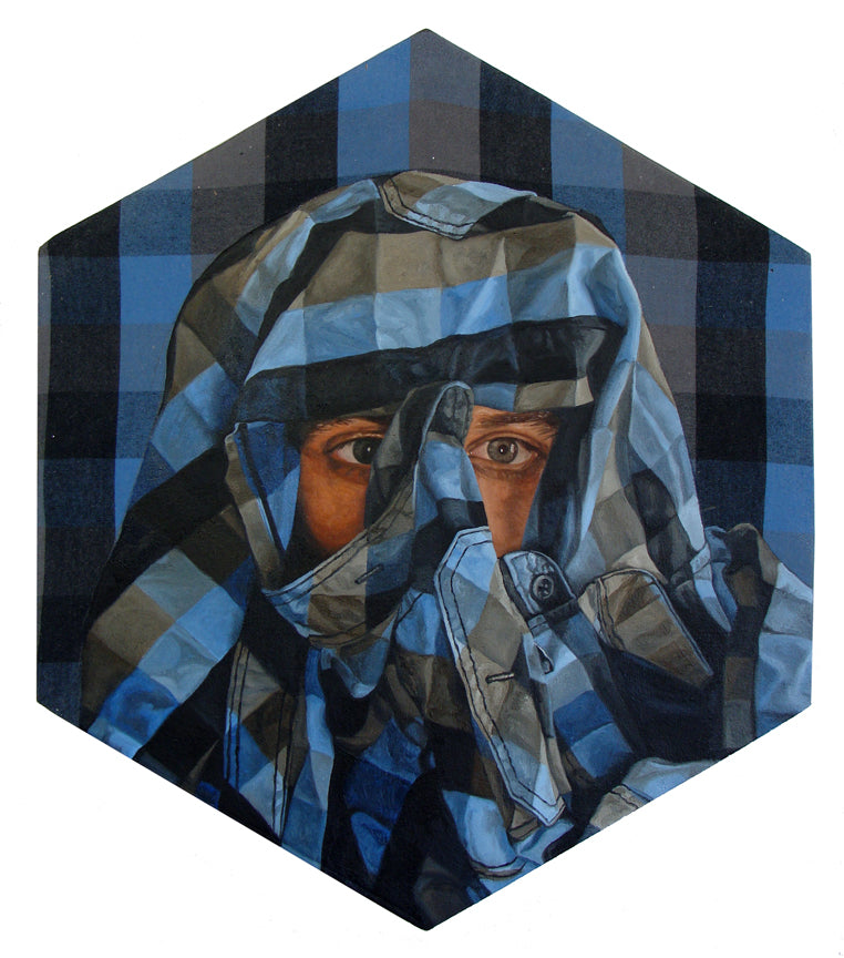 Peter Adamyan - "Camouflage Blue Flannel" - Spoke Art