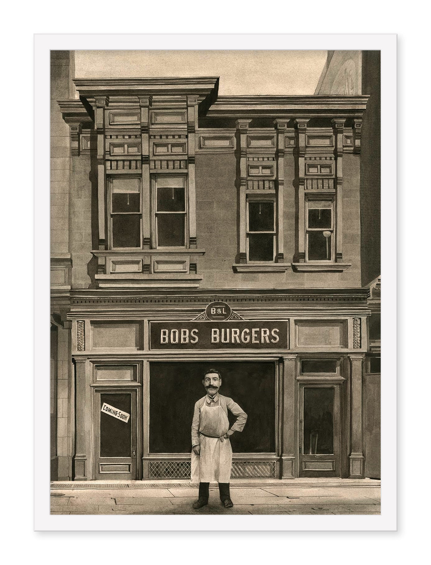 Conor Langton - "Ocean Avenue 1932" Print - Spoke Art
