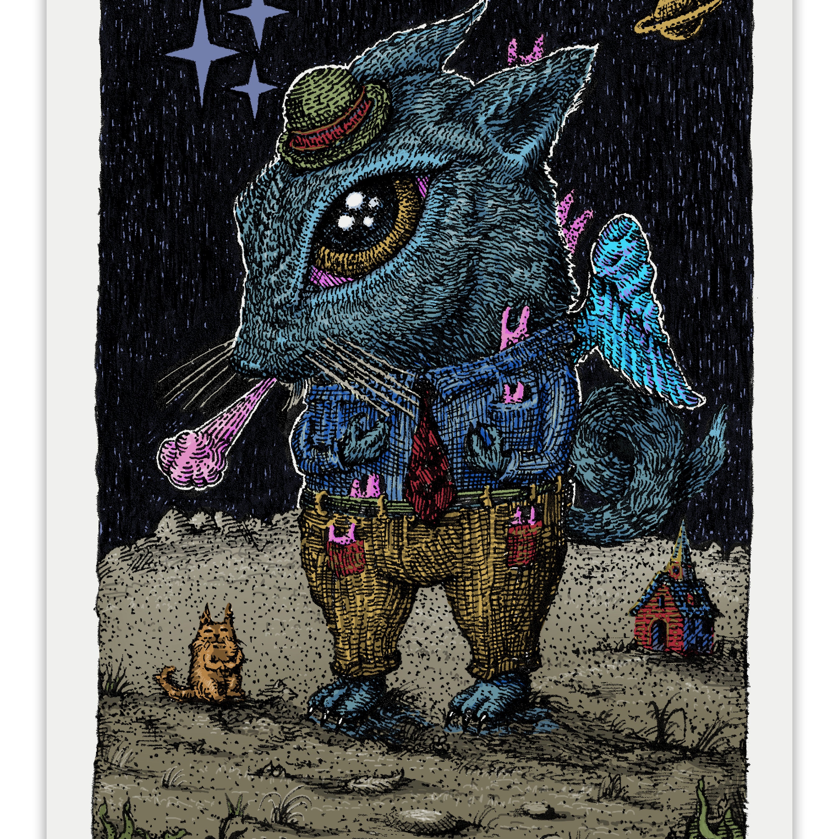 David Welker - "Dapper Mouse" - Spoke Art