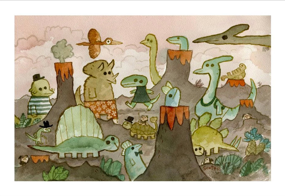 Scott C. - "Dinosaur Day" - Spoke Art