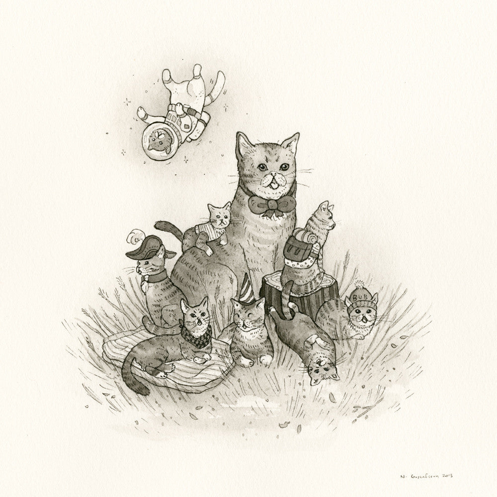 Nicole Gustafsson - "Adventuring Bubs" - Spoke Art