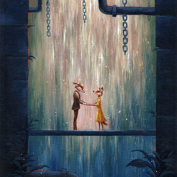 Kevan Hom - "Mr. Fox's Reflection" (print) - Spoke Art