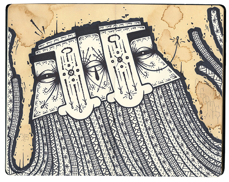 GATS - "Black Book #6" - Spoke Art