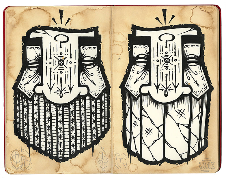 GATS - "Black Book #9" - Spoke Art