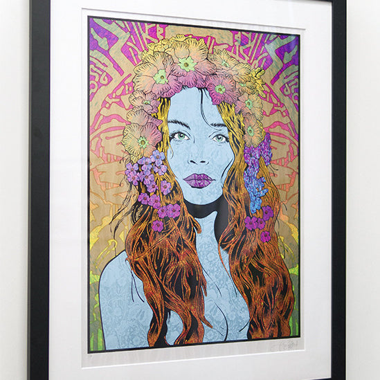Chuck Sperry - "Maia" (wave foil edition) - Spoke Art