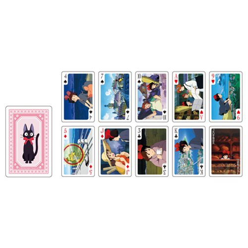 "Kiki's Delivery Service" Movie Scenes Playing Cards - Spoke Art