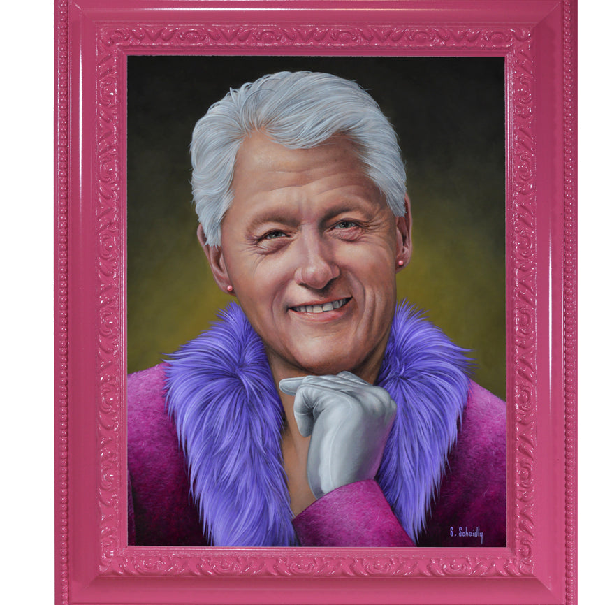 Scott Scheidly - "Bill Clinton" - Spoke Art