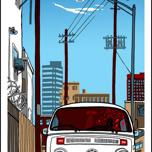 Tim Doyle - "Louis Gara Meets His End in a 1973 Volkswagen Bus" - Spoke Art