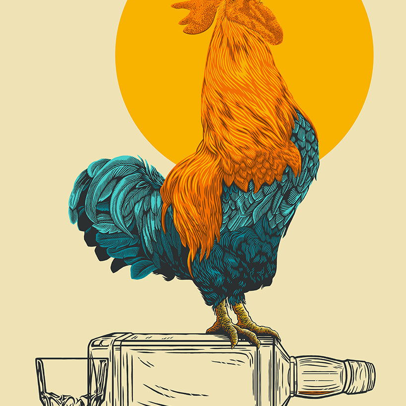 John Vogl- "Whiskey Cock" - Spoke Art