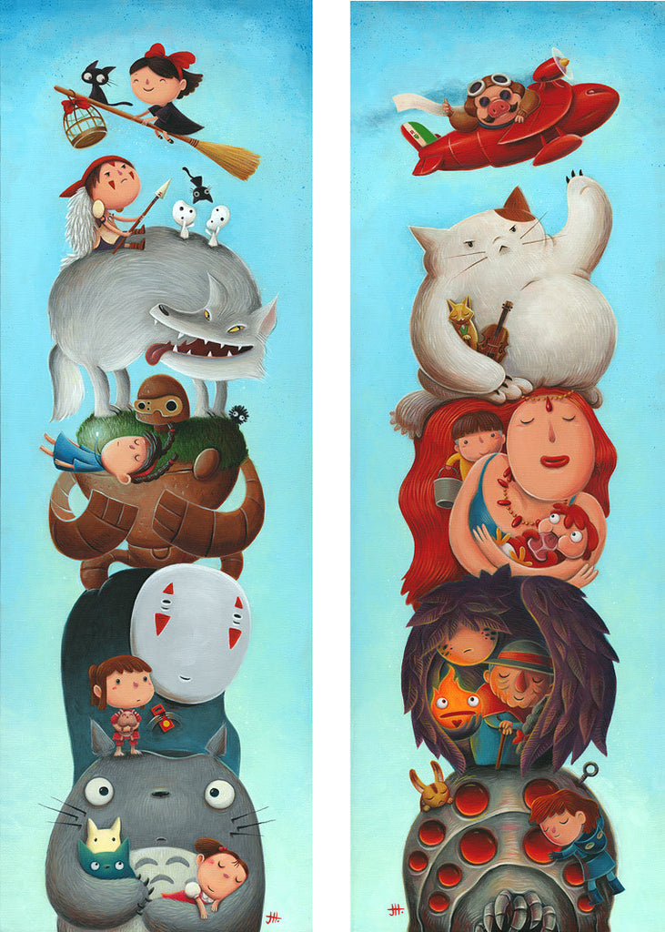 Justin Hillgrove - "Miyazaki Totems" - Spoke Art