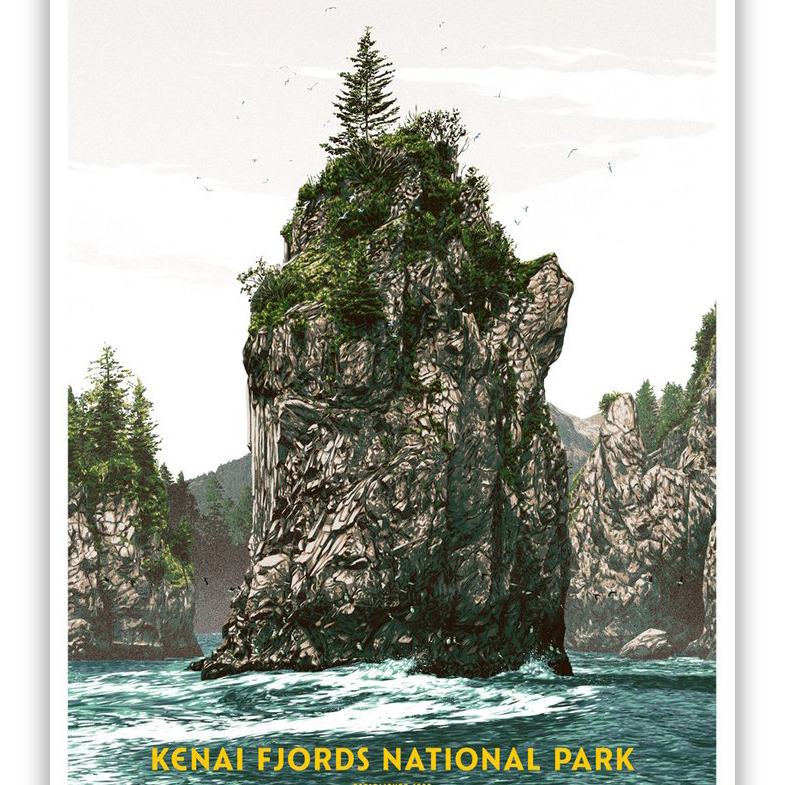 Matthew Woodson - "Kenai Fjords National Park" - Spoke Art