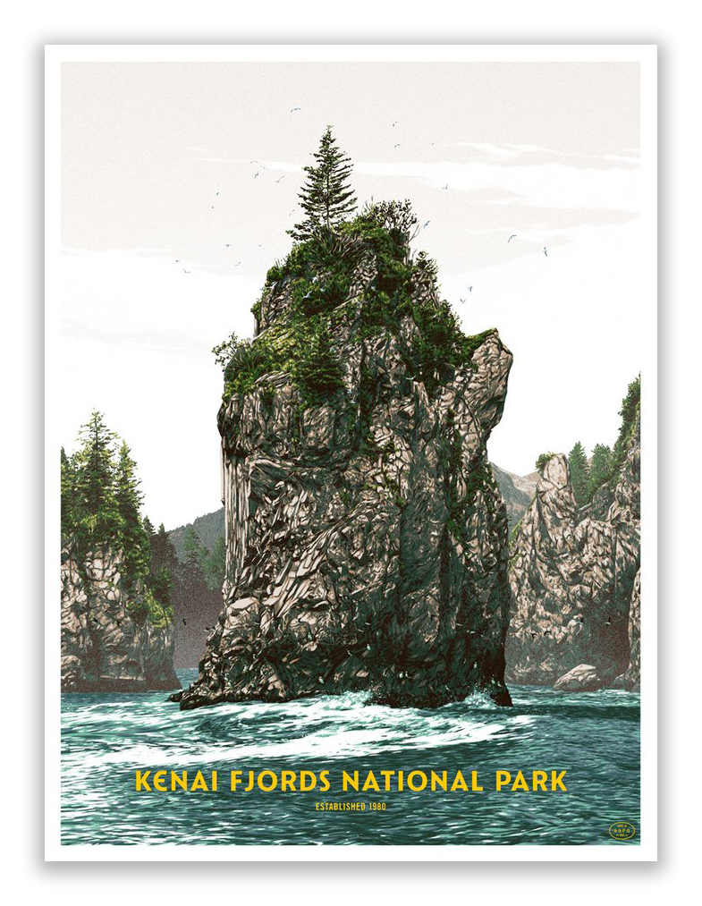 Matthew Woodson - "Kenai Fjords National Park" - Spoke Art