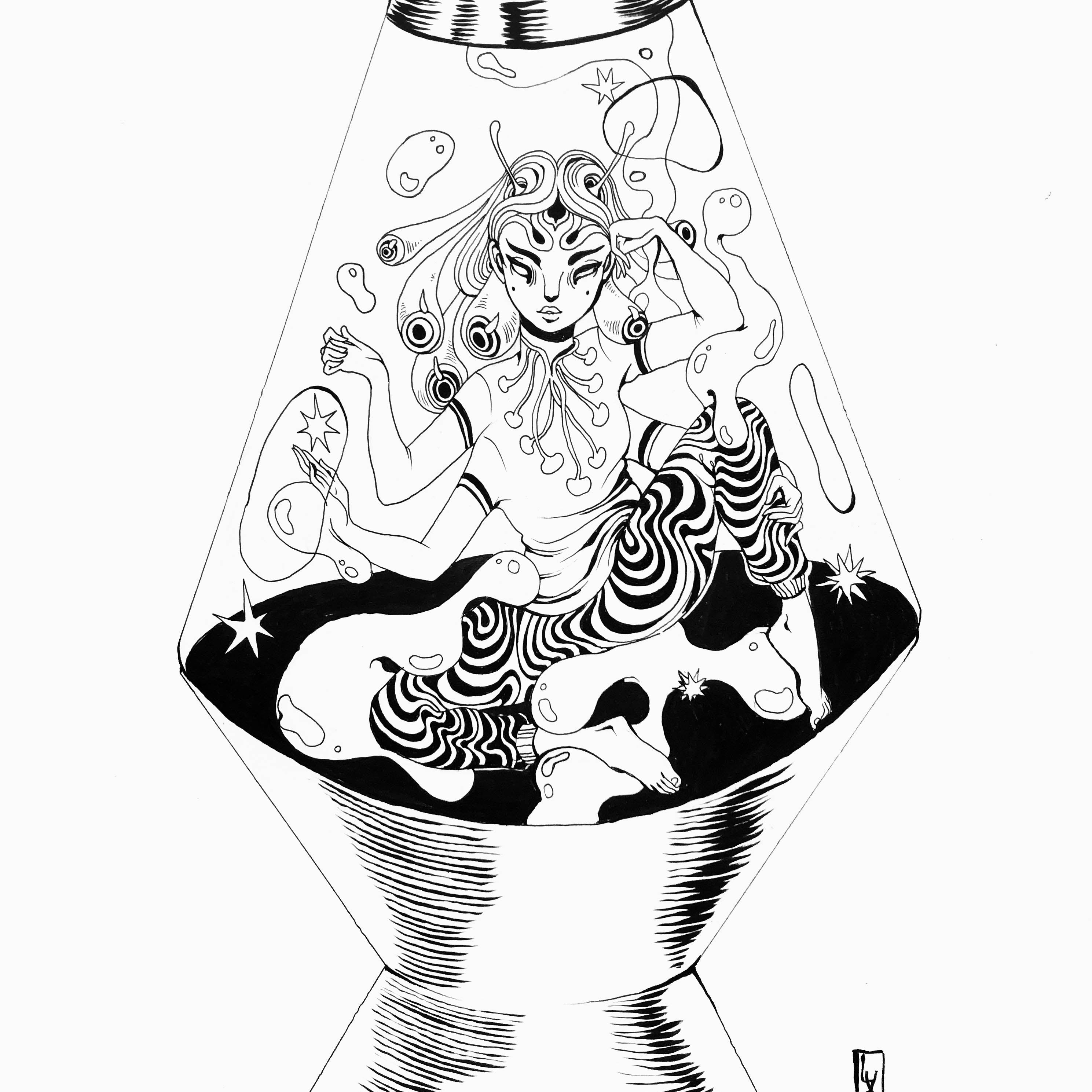 Lauren YS - "Lava Baby" - Spoke Art