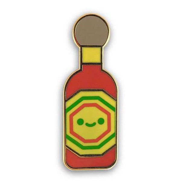 100% Soft - "Lil Cholula" Enamel Pin - Spoke Art