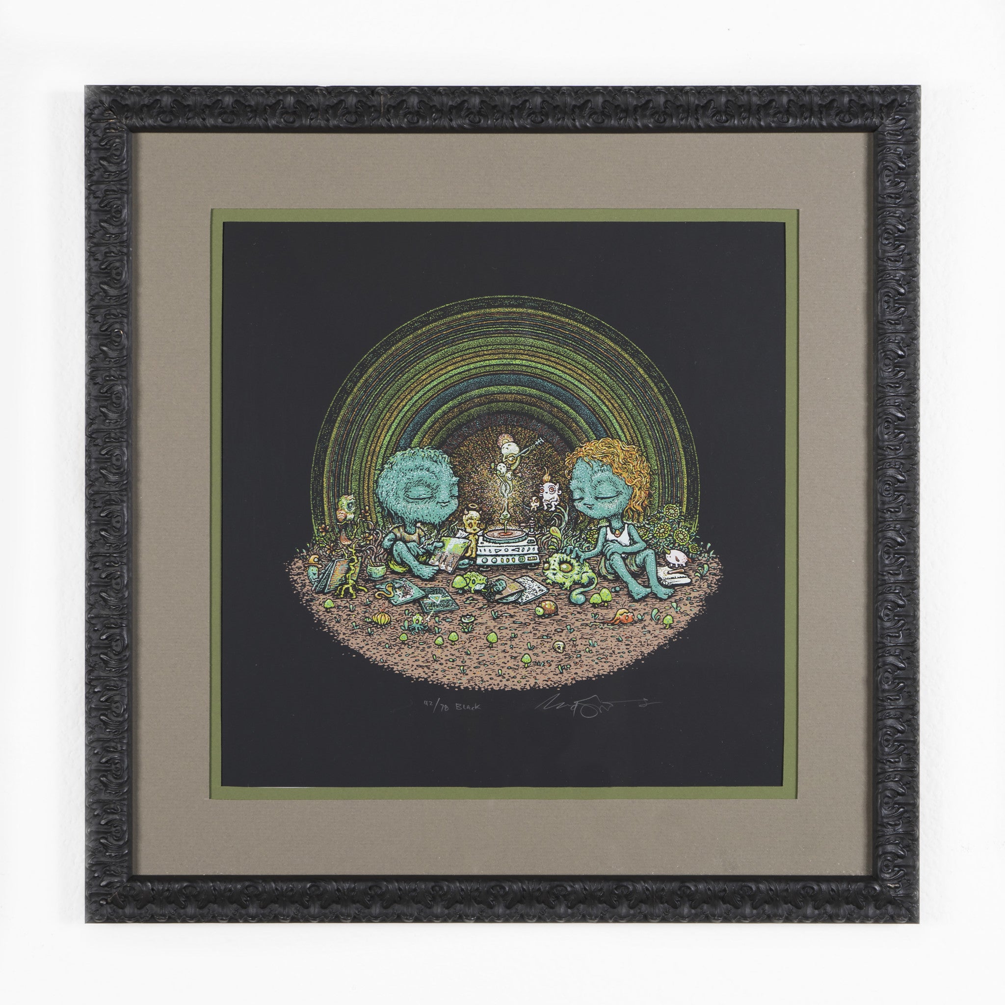 Marq Spusta - "Listening" (Black Variant) - Spoke Art