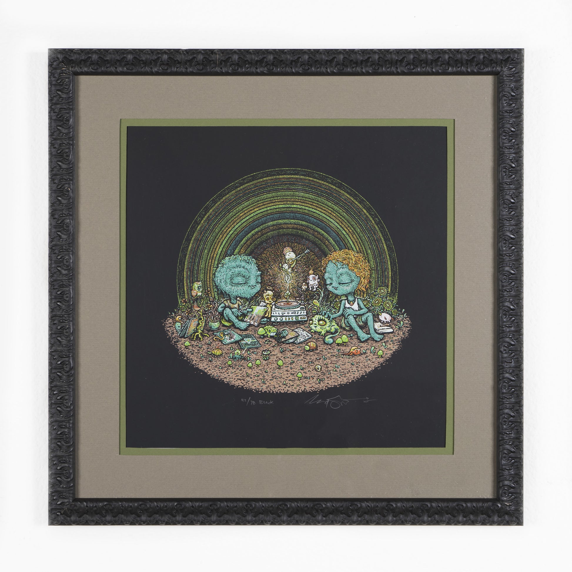 Marq Spusta - "Listening" (Black Variant) - Spoke Art