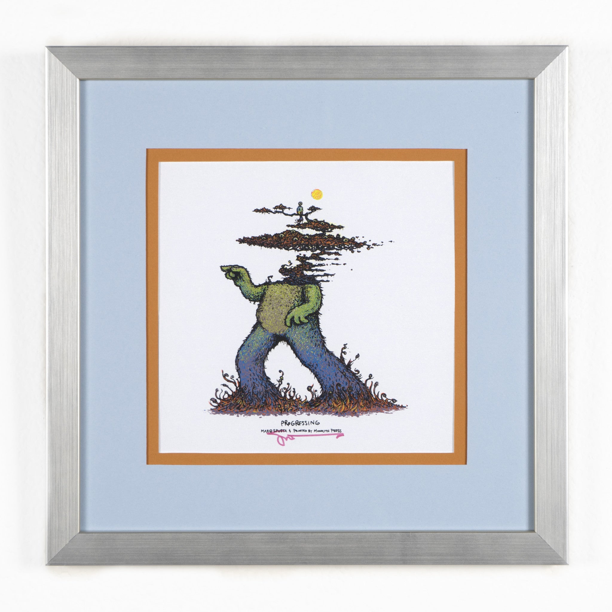 Marq Spusta - "Progressing" (White Variant) - Spoke Art